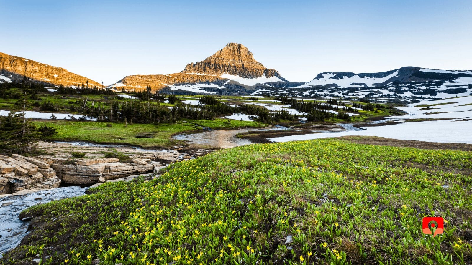 Going to the Sun Road in Glacier National Park with GyPSy Guide Driving Tour App