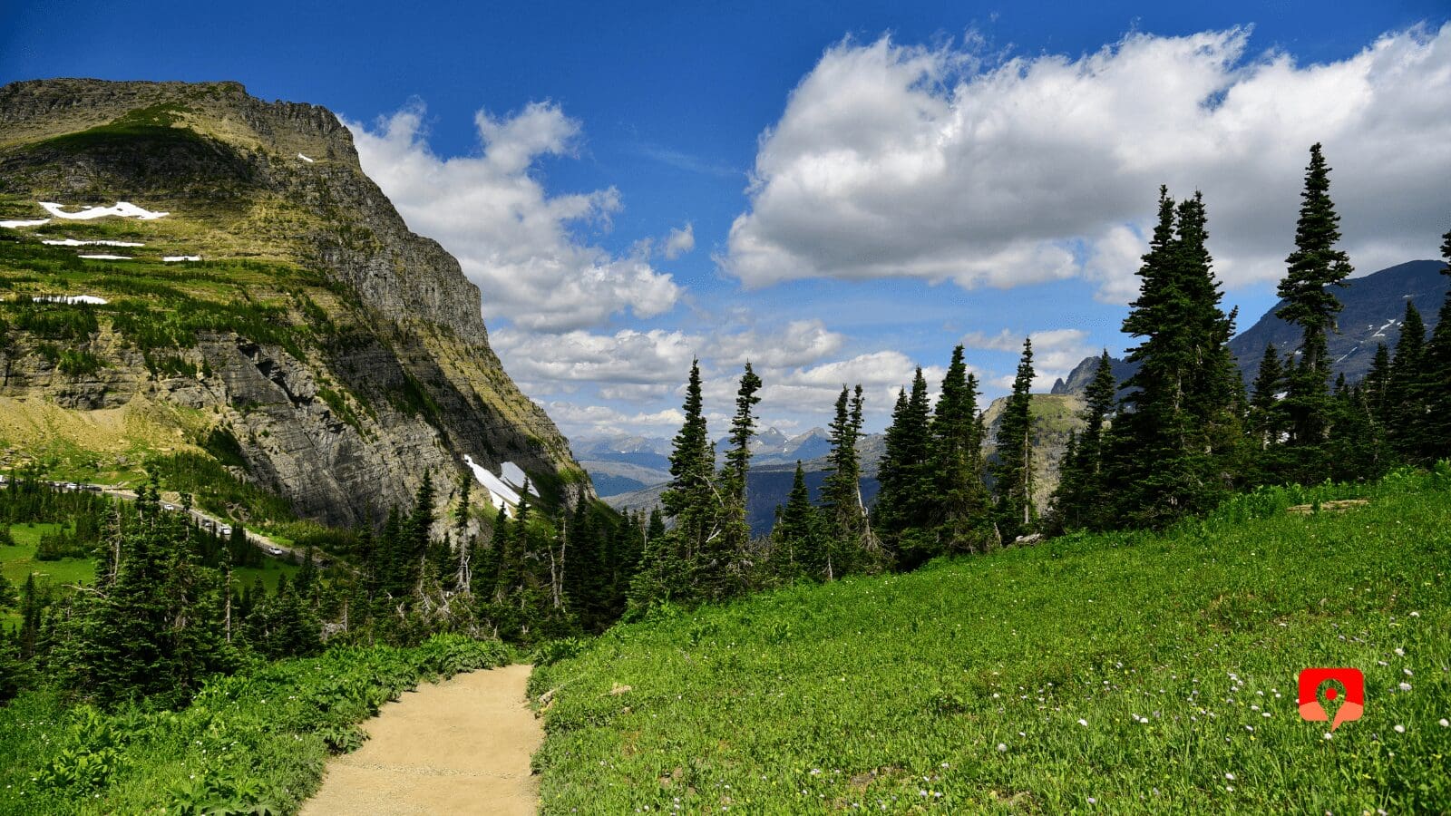 Going to the Sun Road in Glacier National Park with GyPSy Guide Driving Tour App