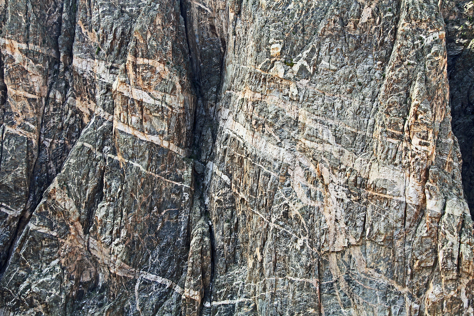 Painted Wall Texture In Black Canyon Of The Gunnison National Pa