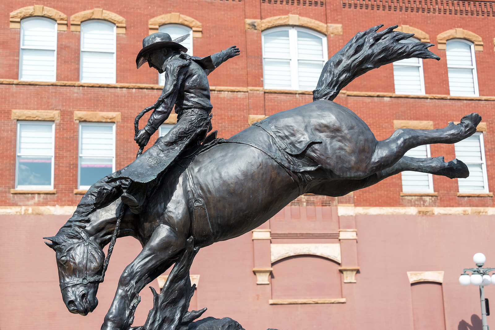 Cowboy Statue In Deadwood