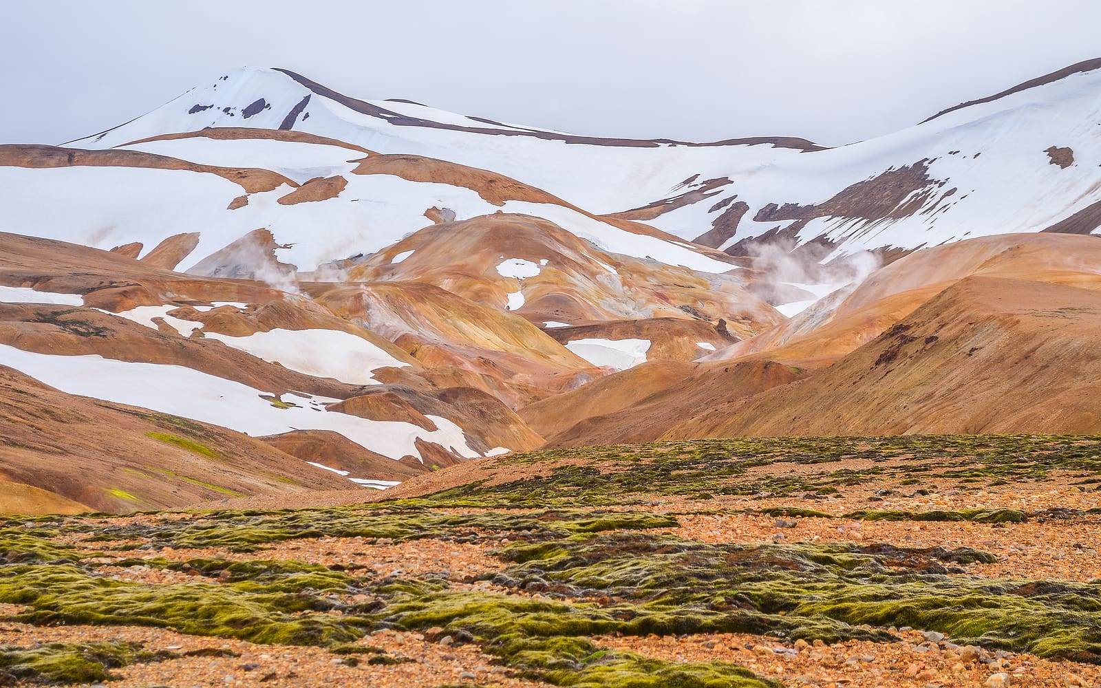 Kerlingarfjoll geothermal area in the highlands of Iceland