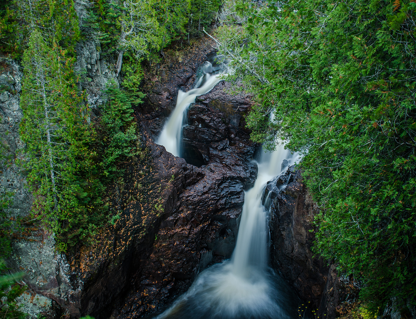 Devil's Kettle Falls Minnesota's Judge C. R. Magney State Park