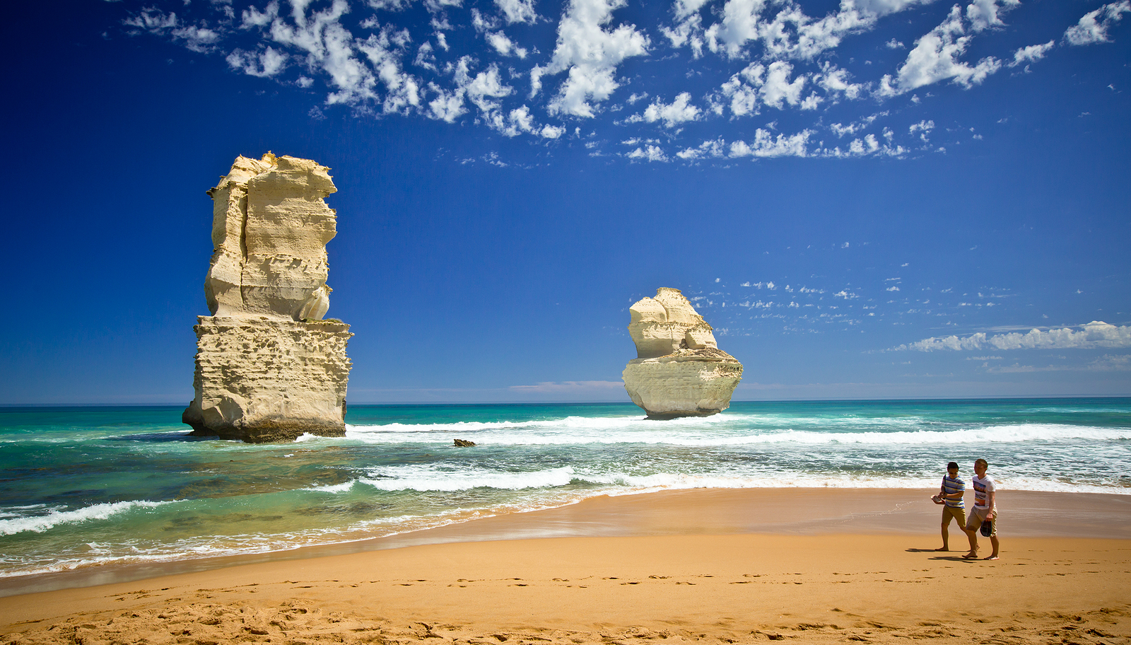 PORT CAMPBELL, AUSTRALIA - JANUARY 31 2014: The Twelve Apostles