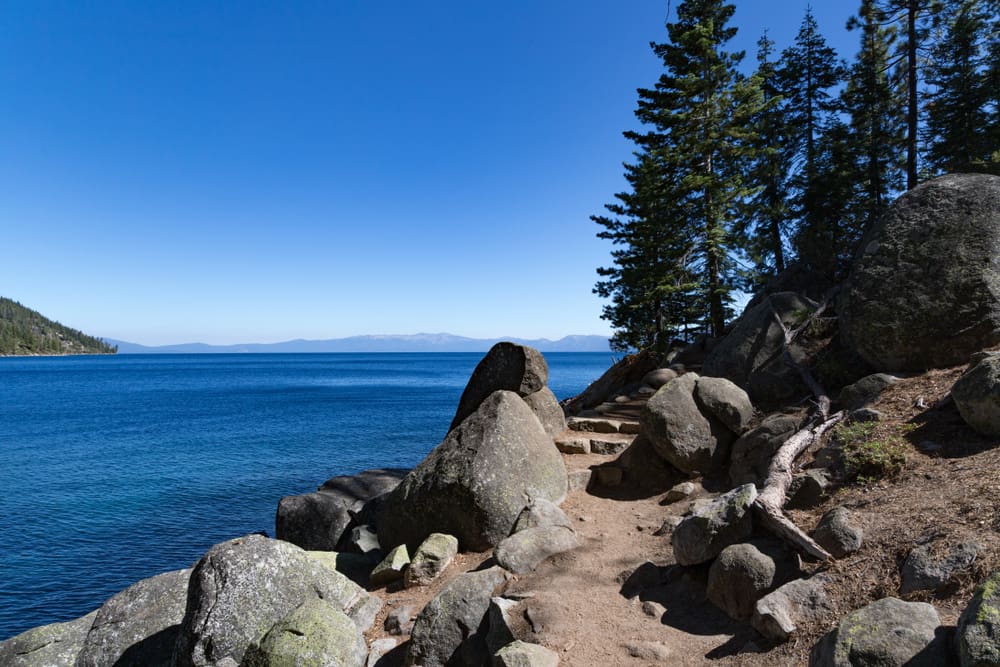 Views,Along,Lake,Tahoe's,Rubicon,Trail