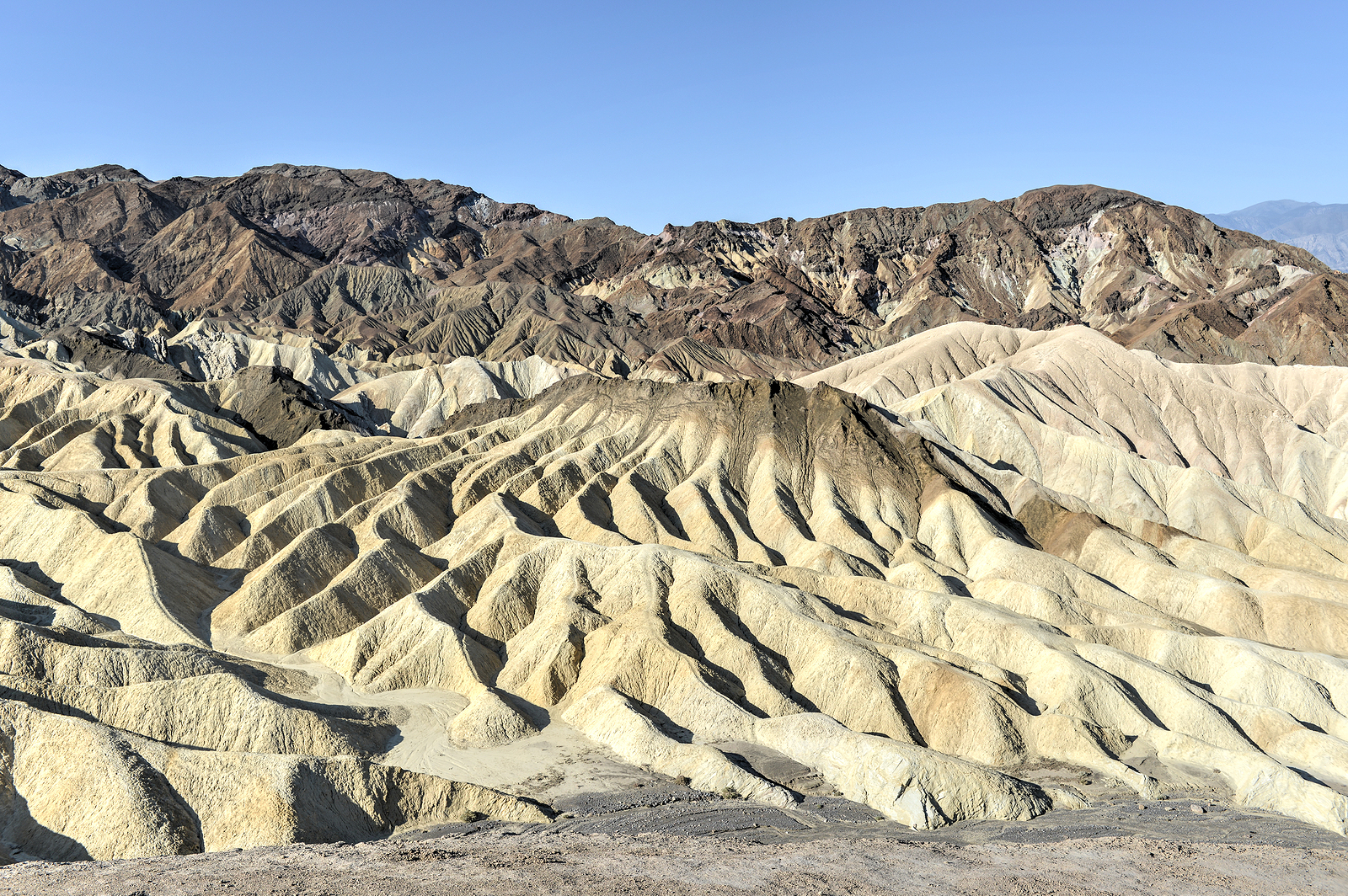 Zabriskie Point In Death Valley National Park, California