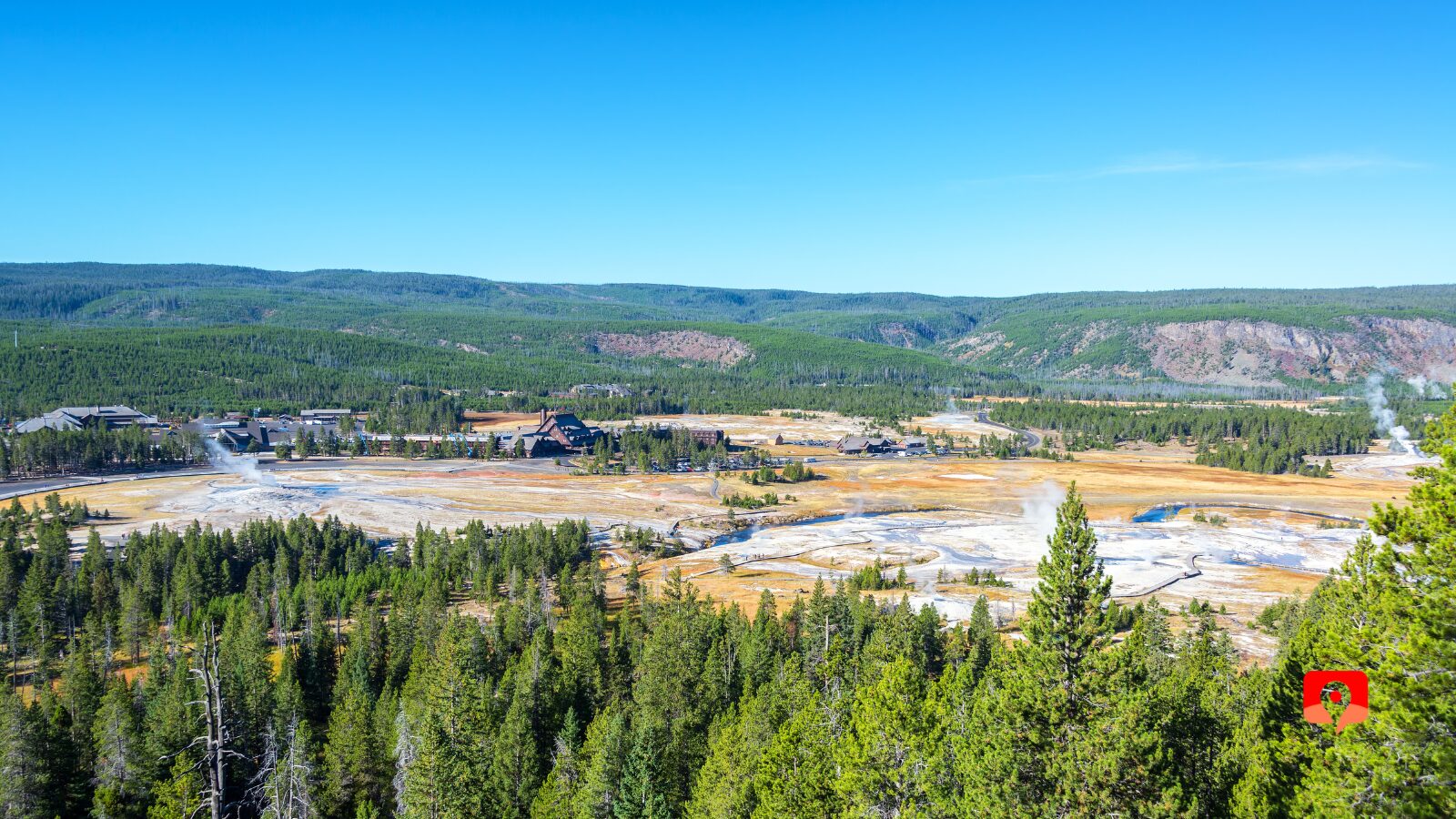 Upper Geyser Basin Yellowstone National Park