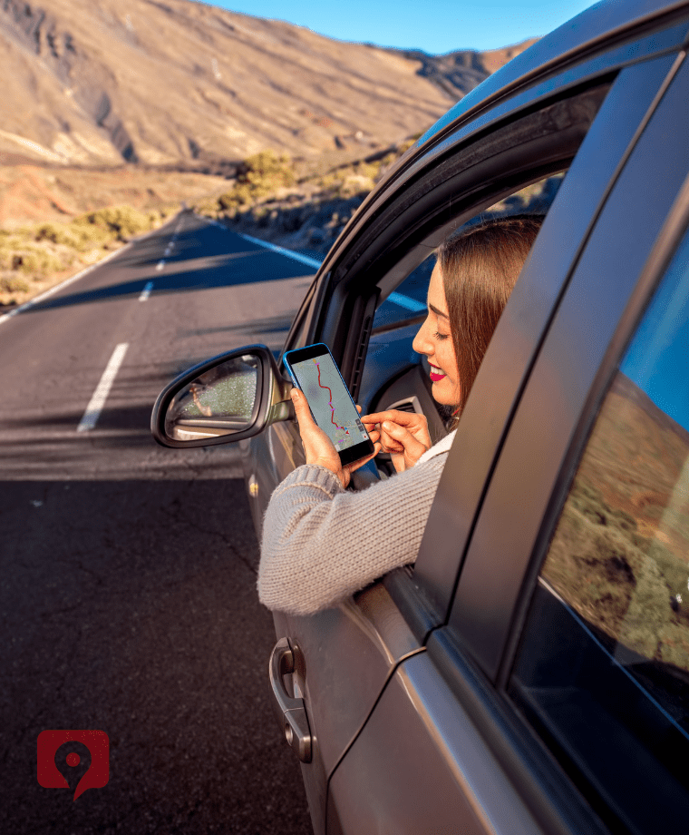 GuideAlong audio tour in the car