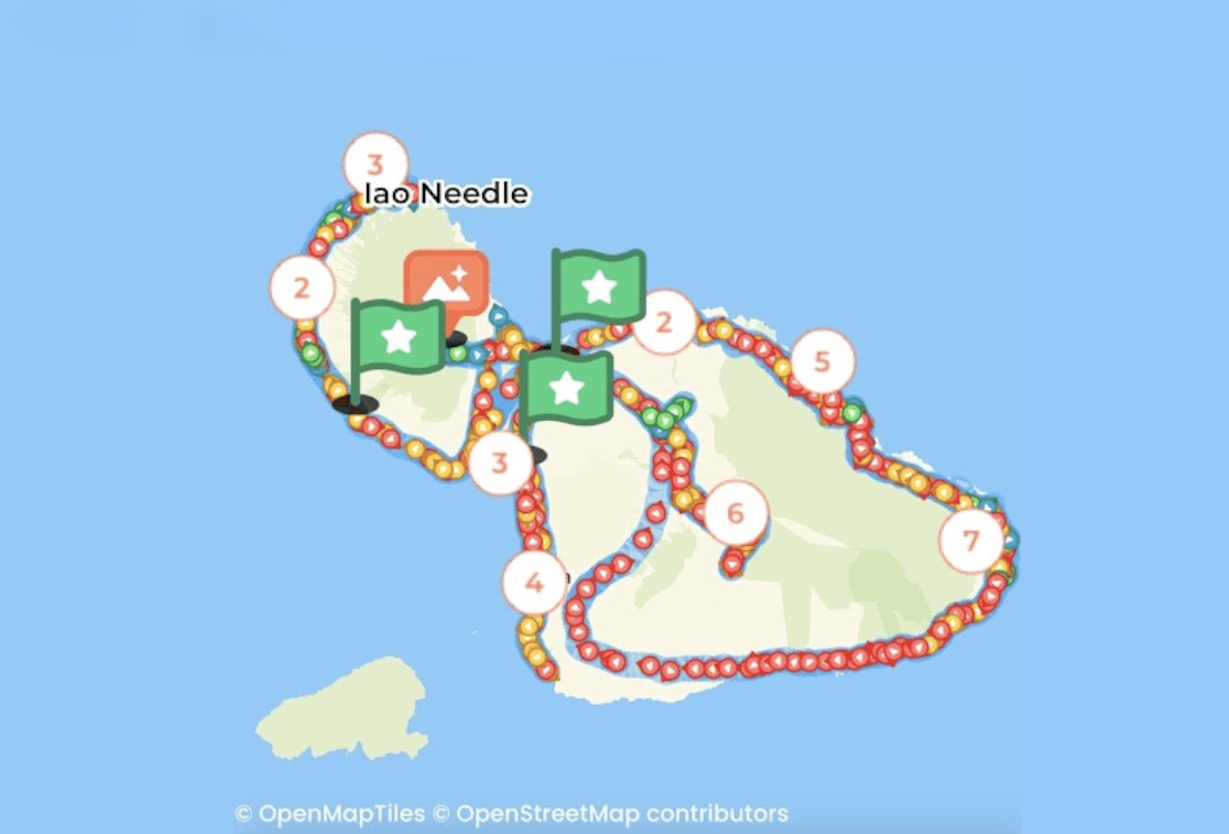 GuideAlong Maui Map